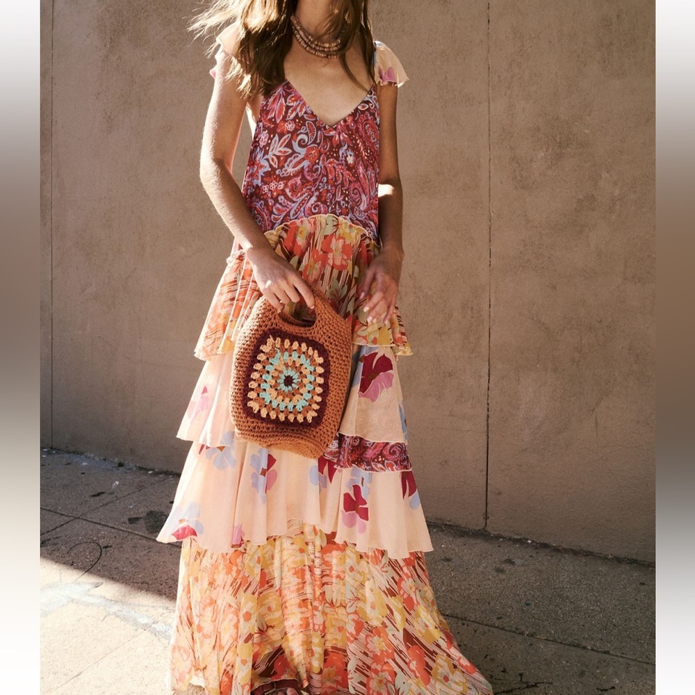 Beautiful flowy dress.  Free People
